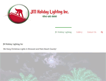Tablet Screenshot of jmholidaylighting.com